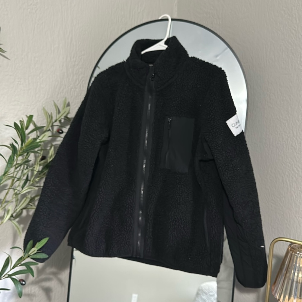 Calvin Klein Performance Sherpa Jacket in Black
